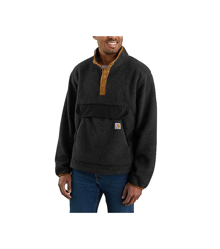 RELAXED FIT FLEECE PULLOVER  