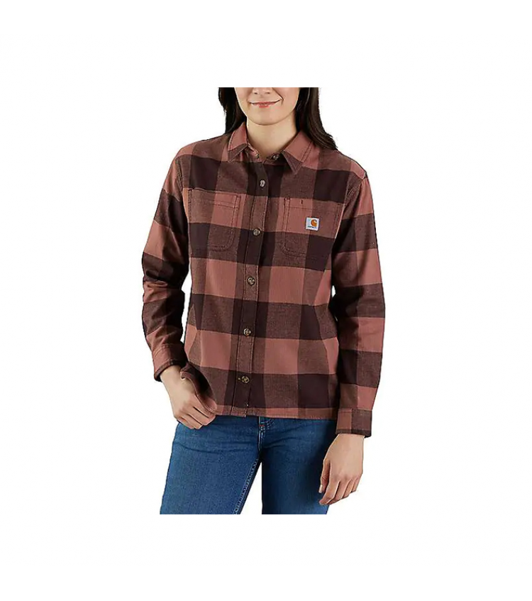 MIDWEIGHT FLANNEL L/S PLAID SHIRT 
