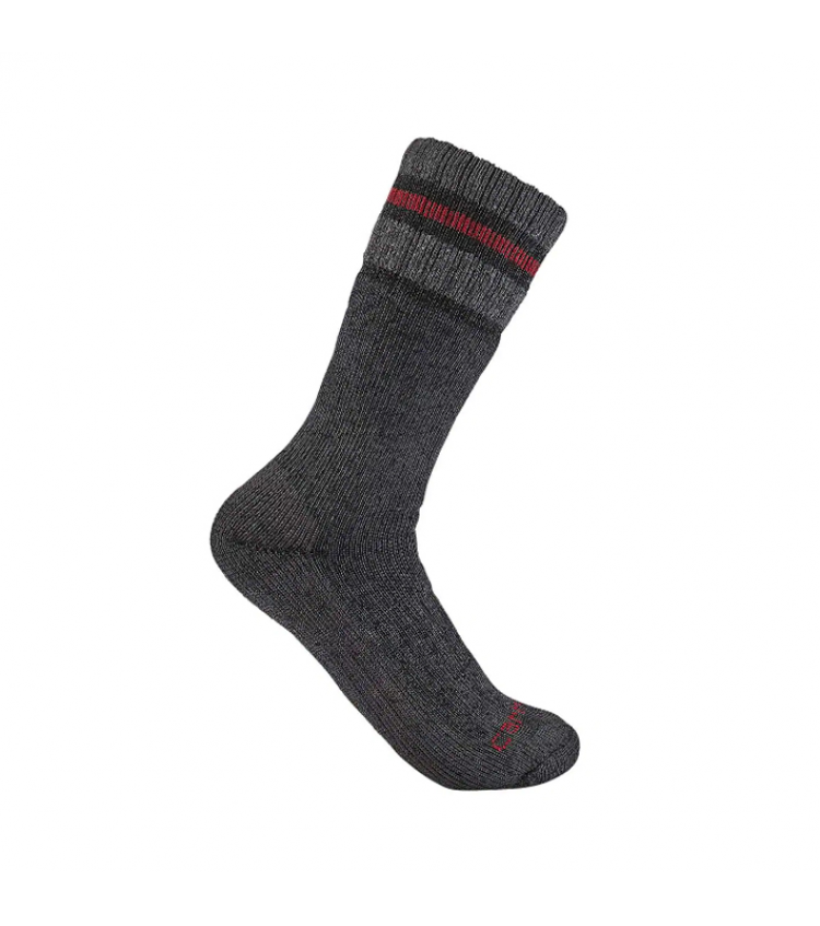 SYNTHETIC-WOOL BLEND BOOT SOCK 2 PACK