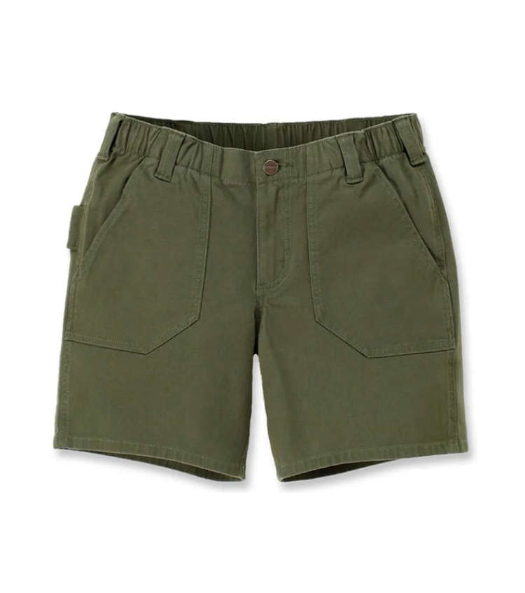 RELAXED FIT CANVAS WORK SHORT 