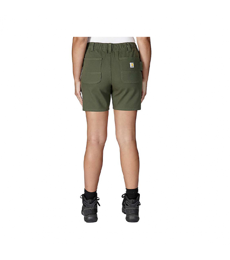 RELAXED FIT CANVAS WORK SHORT 